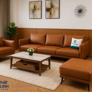 Bộ Ghế Sofa Da Công Nghiệp M06