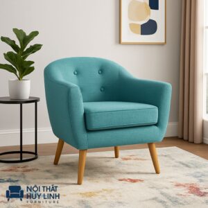 Ghế Sofa Đơn Xanh Ngọc M102