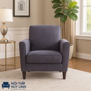 Ghế Sofa Đơn Màu Xám M103