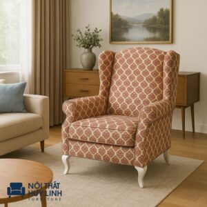 Ghế Sofa Armchair Vải Hoa M42