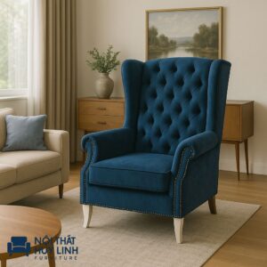 Ghế Sofa Armchair Xanh Navy M46