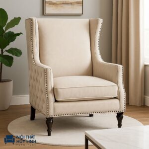 Ghế Sofa Bọc Nỉ Nhung Cổ Điển M57