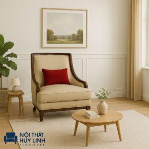 Sofa Đơn Bọc Da Cao Cấp MS82