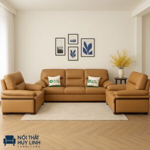 Ghế Sofa Da Nhập Khẩu NH07