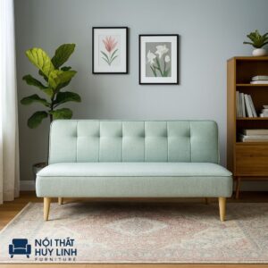 Ghế Sofa Văng Màu Xanh Ngọc M895
