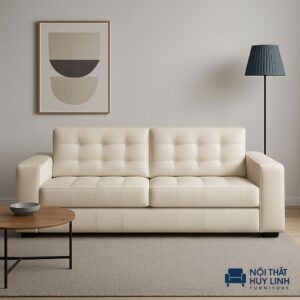 Sofa Văng Nhỏ Gọn Bọc Da Công Nghiệp M850