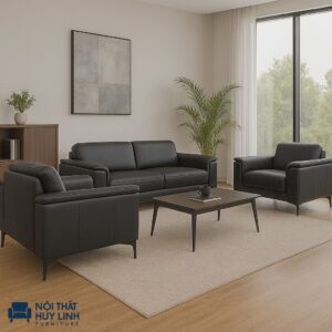 Ghế Sofa Văn Phòng Bọc Da M876