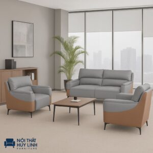 Ghế Sofa Văn Phòng Bọc Da M880