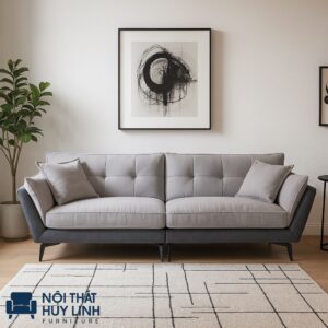 Ghế Sofa Văng Dài Màu Xám M882