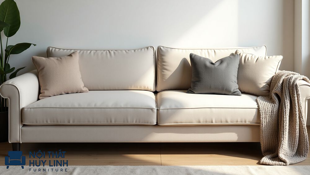 Làm mới sofa cũ khi sử dụng phụ kiện