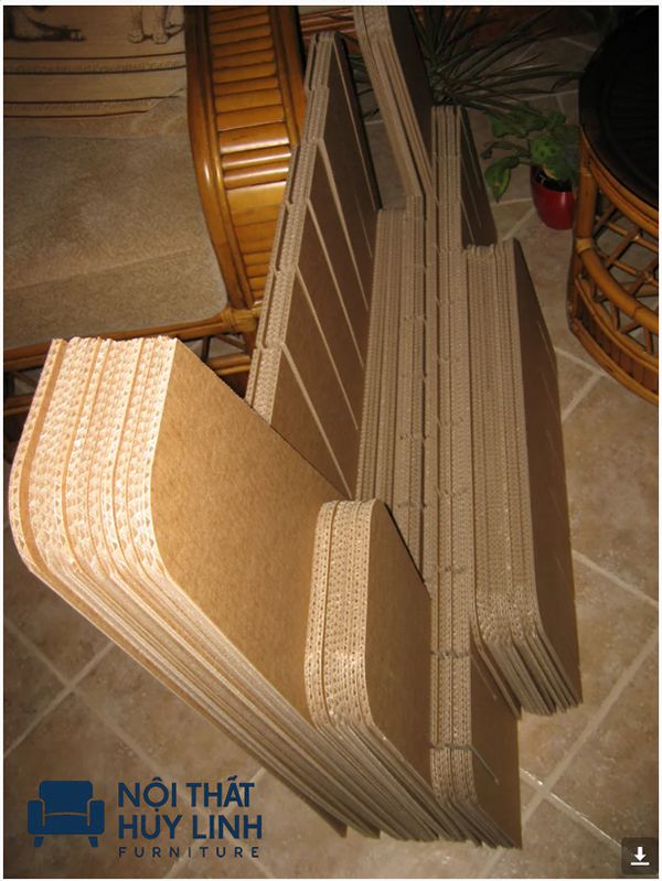 Các bước làm ghế sofa bằng bìa cát tông