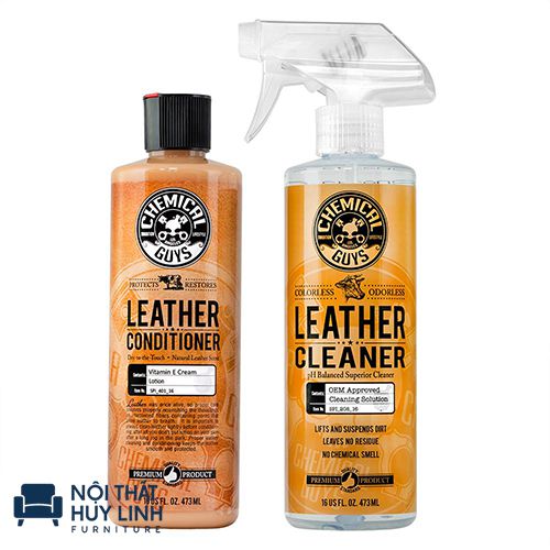 Dung dịch làm sạch sofa da thật Chemical Guys Leather Cleaner & Conditioner
