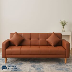 Ghế Sofa Giường Gấp Bọc Da M832