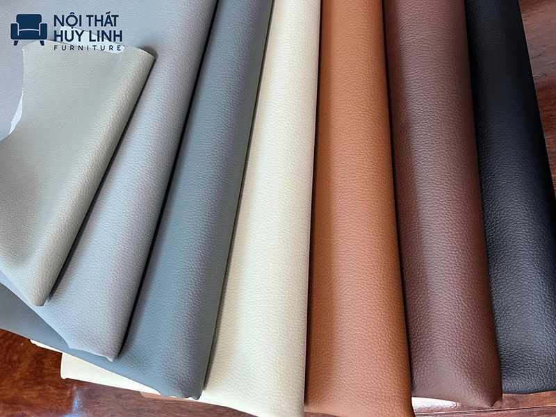 Các mã màu đa dạng của ghế sofa bọc da simili
