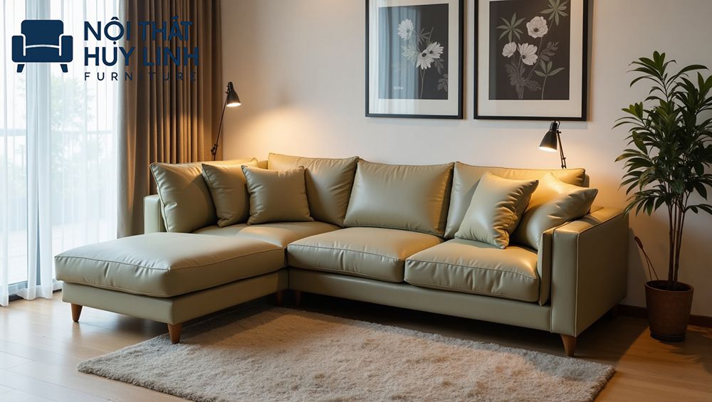 Muốn mua sofa góc đẹp hãy đến với nội thất Huy Linh