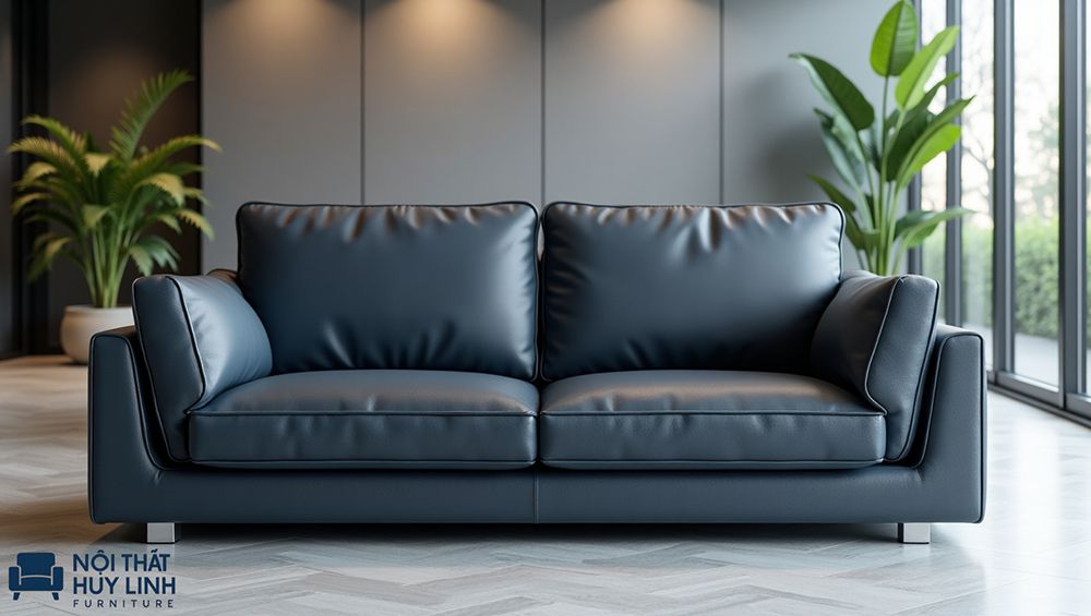 Ghế sofa bọc da simili đẹp mắt