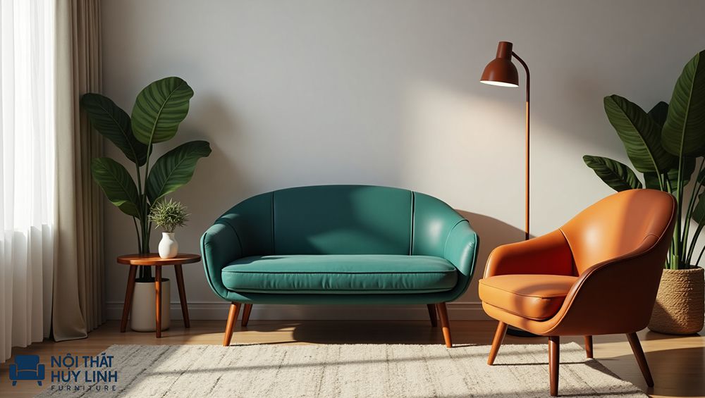 cách chọn màu sofa bọc da simili