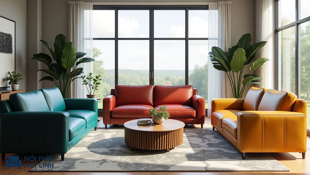 Lựa chọn mua sofa da công nghiệp simili tại nội thất Huy Linh
