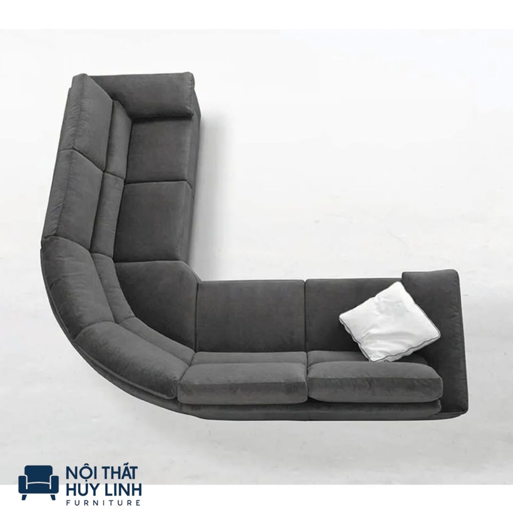 Hình dáng kiểu sofa góc kiểu bo tròn đẹp mắt chất lượng